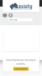 Mobile Screenshot of mistymountainvillas.com
